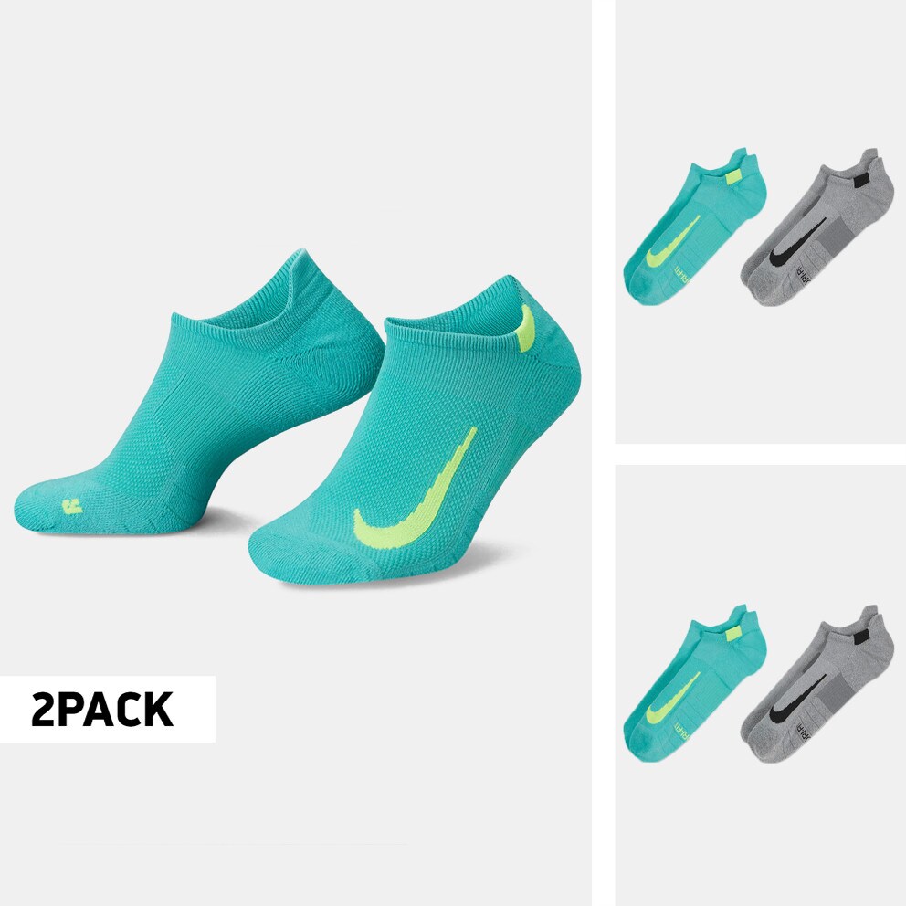 Nike Multiplier 2-Pack Unisex Κάλτσες για Τρέξιμο