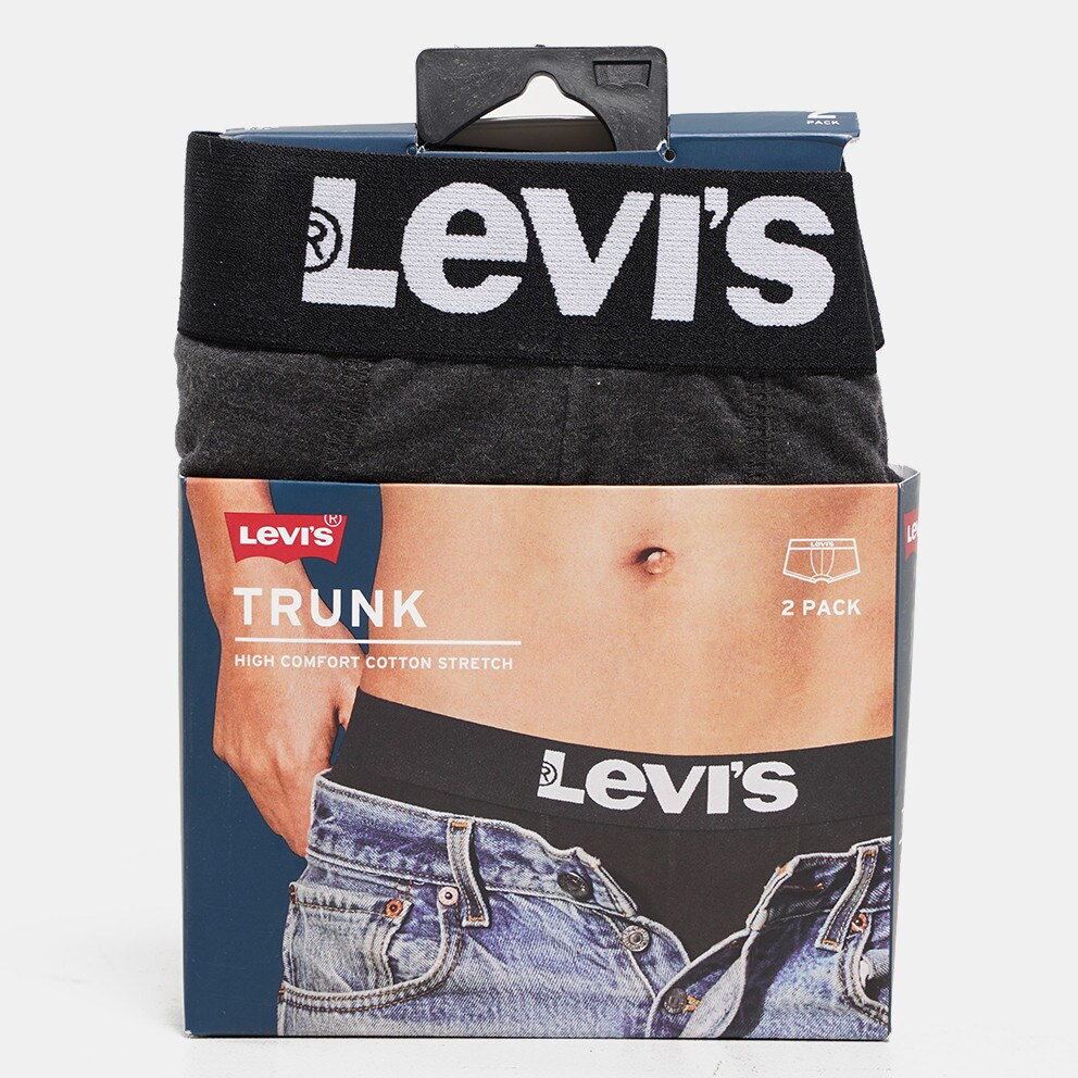 Levis Men Solid Basic Boxer Men's Boxer 2-Pack