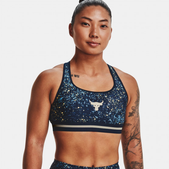 Under Armour Project Rock Printed Crossback Women's Sports Bra