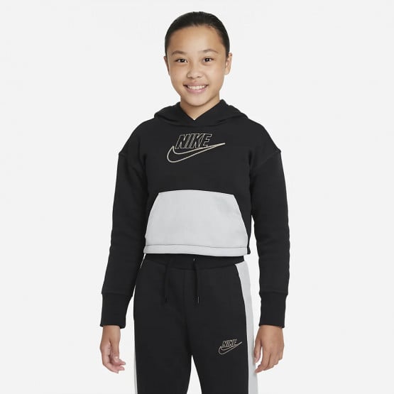 Nike Sportswear Club Fleece Icon Clash Παιδική Μπλούζα με Κουκούλα
