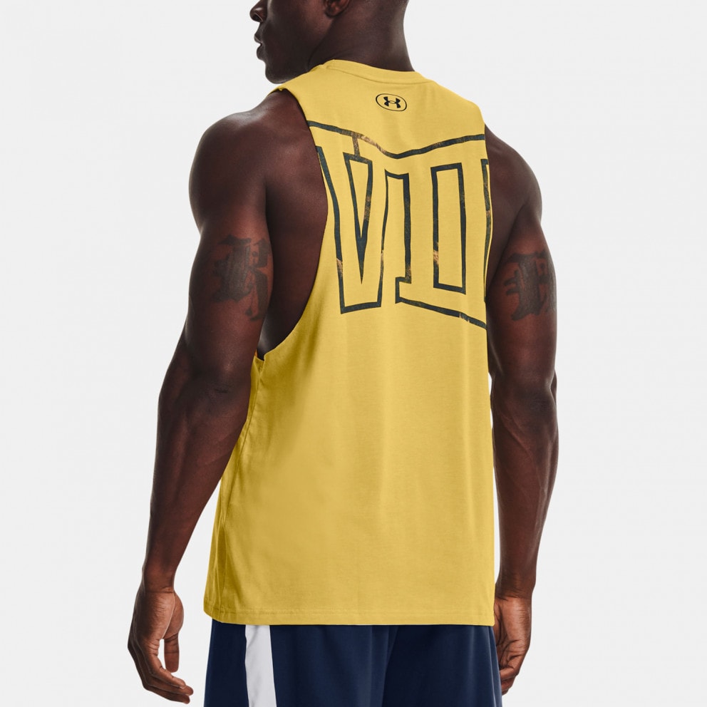 Under Armour Project Rock Earn Greatness Ανδρική Αμάνικη Μπλούζα