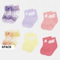 Nike 6 Pack Ankle Infant's Socks