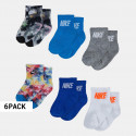 Nike 6 Pack Ankle Infant's Socks