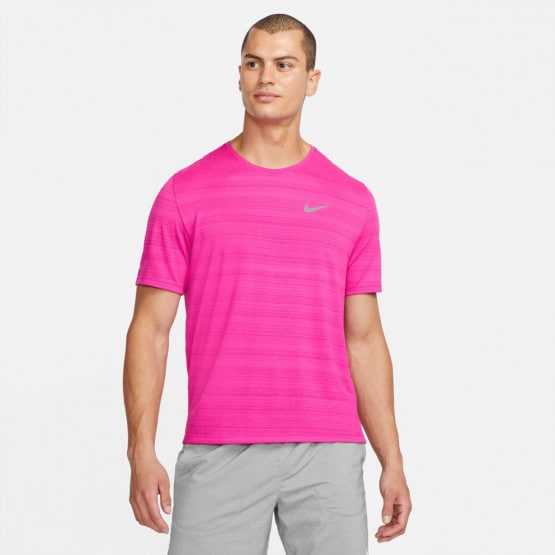 Nike Dri FIT Miler Men s Running T Shirt Pink CU5992 621