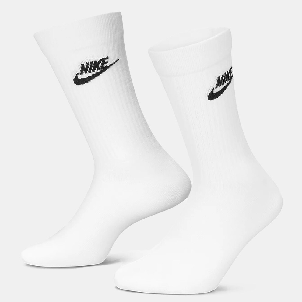 Nike Sportswear Everyday Essential 3-Pack Unisex Socks White DX5025-100