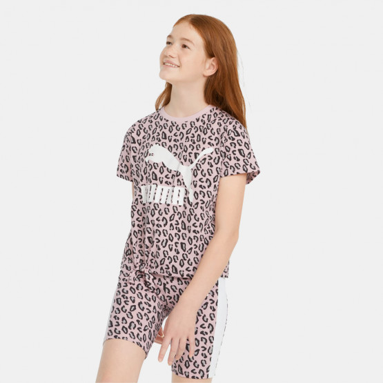 Puma Classics Summer Roar Aop Knotted Παιδικό T-shirt