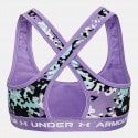 Under Armour Crossback Mid Printed Girls Sports Bra