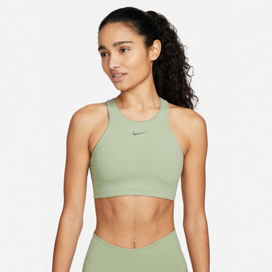 Nike Swoosh Dri-FIT Medium-Support Women's Yoga Sports Bra Green DM0660-386