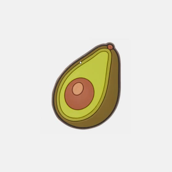 Crocs Jibbitz Charms Avocado Pins