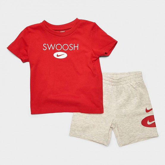 Nike B Nsw Swoosh Tee + Short Infant's Set