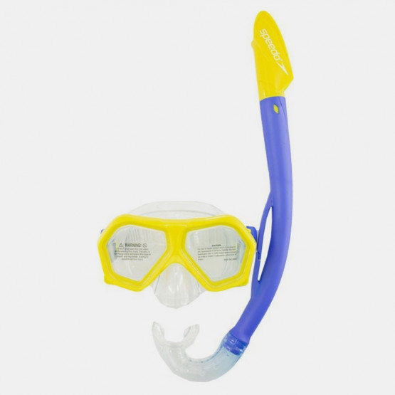 Speedo Leisure Dual Lenses Combo Kids' Set Mask & Snorkel