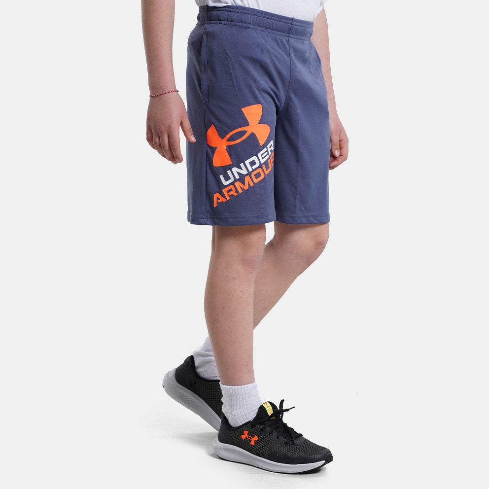 Under Armour Prototype Logo KIds Shorts Blue 1361817 496