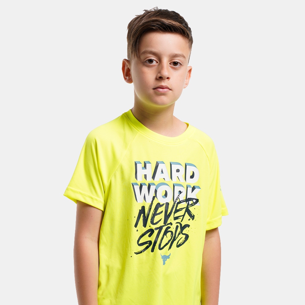 Under Armour Project Rock Tech Hardwork Kid's T-shirt