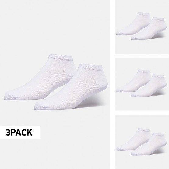 Nuff Non Show 3-Pack Unisex Socks