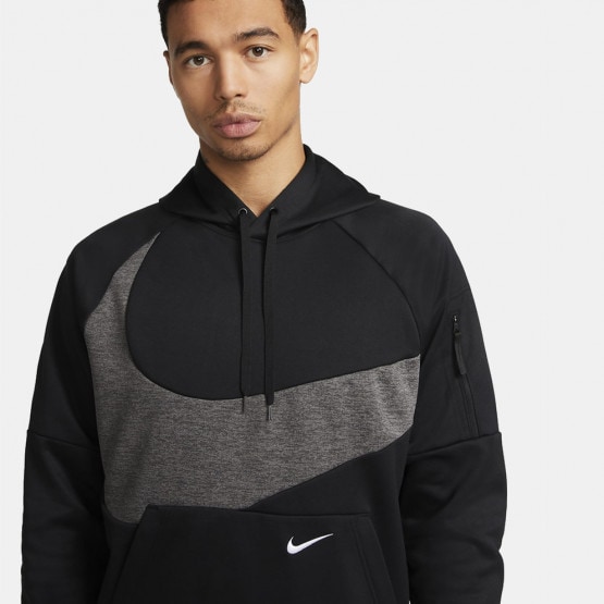 Nike therma bar swoosh hoodie top