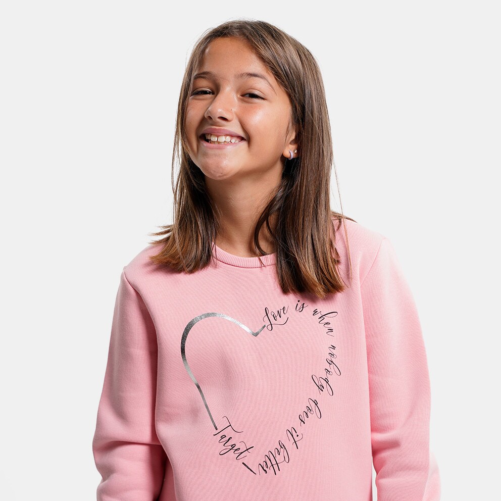 Target Crewneck & Leggings Fleece "Heart" Kids' Set