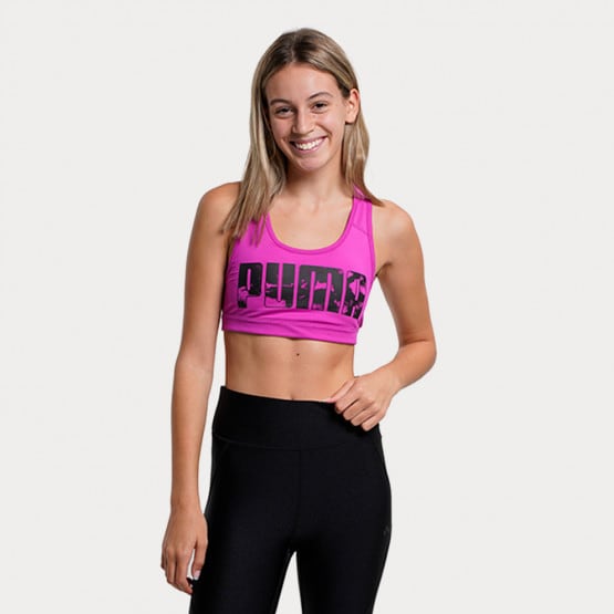 Puma Mid Impact 4Keeps Graphic Women's Bra