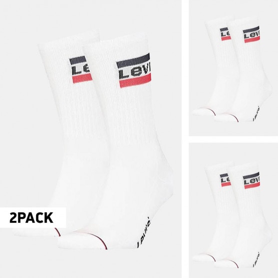 Levis Regular Cut Unisex Socks - 2 Pack