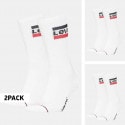 Levis Regular Cut Unisex Socks - 2 Pack