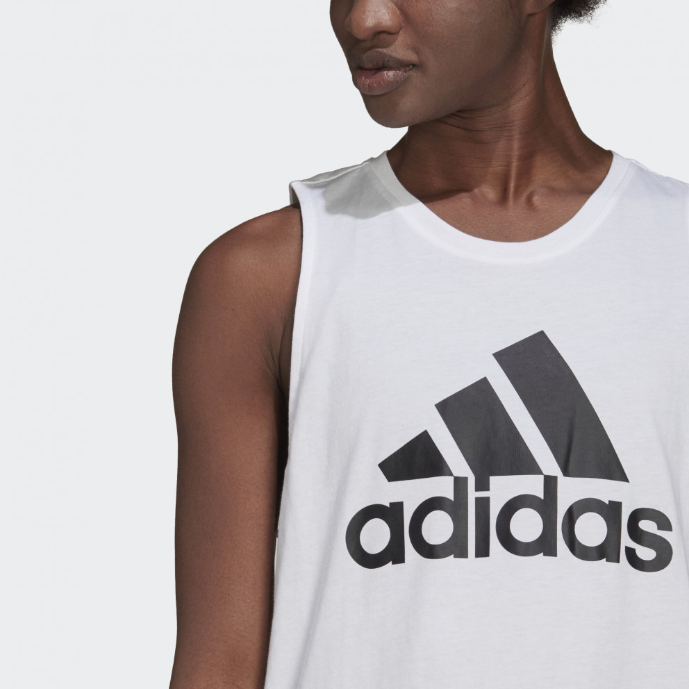 adidas Essentials Big Logo Γυναικεία Αμάνικη Μπλούζα