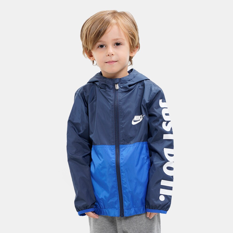 Nike Kids' Windbreaker Jacket Blue 86J278-U90