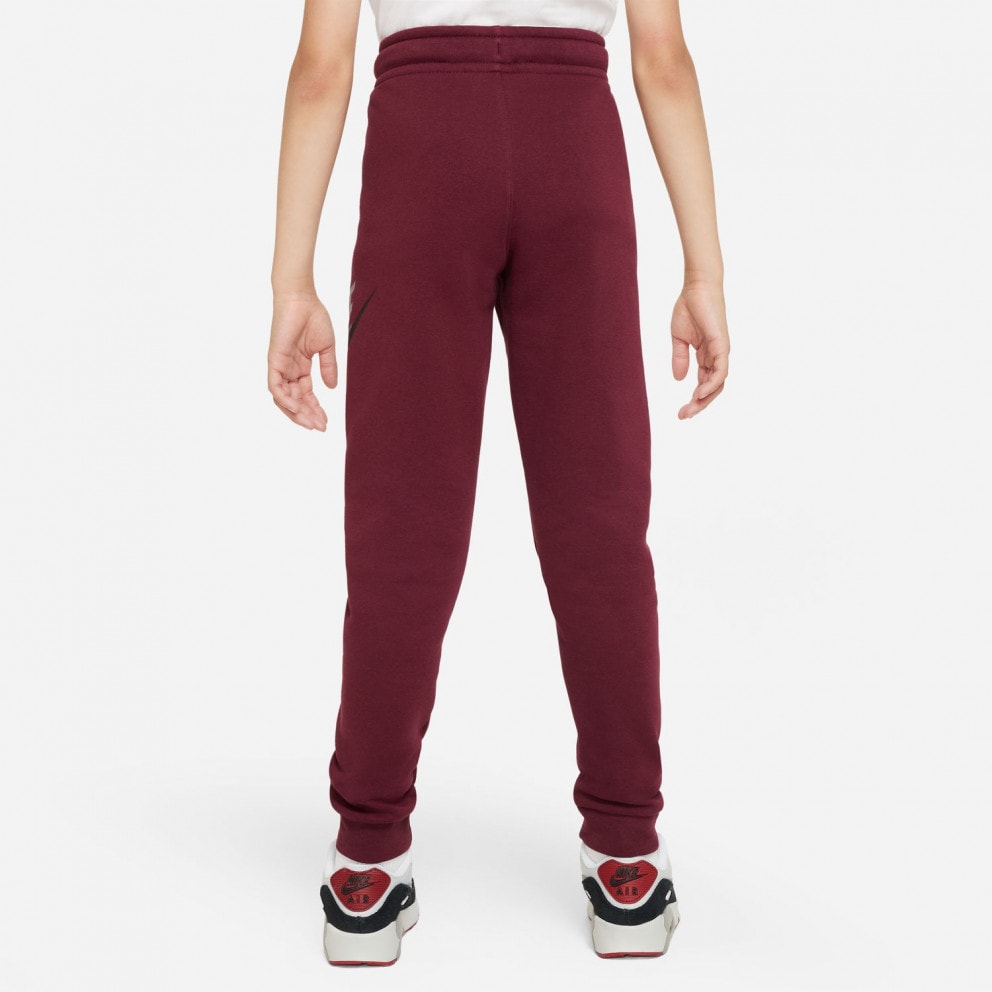 Nike Sportswear Club Fleece Kids' Track Pants Burgundy CJ7863-638