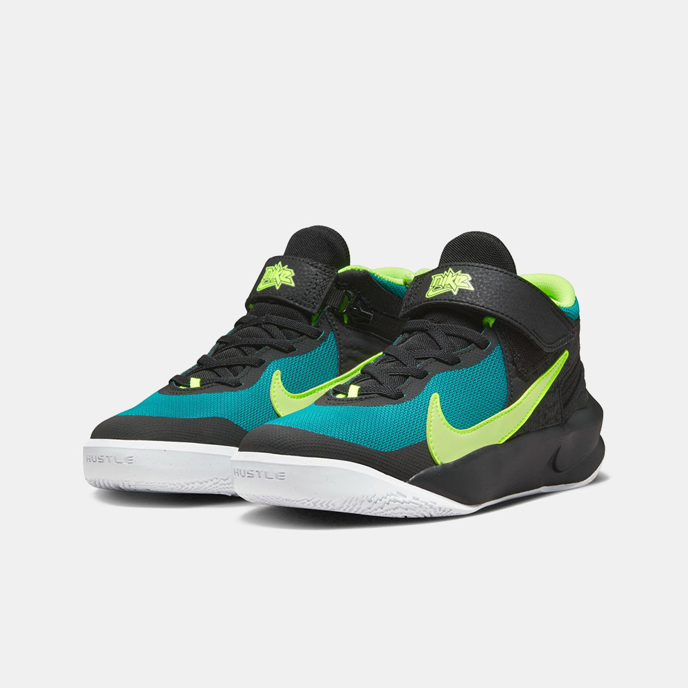 Nike Team Hustle D 10 FlyEase Kids' Basketball Shoes