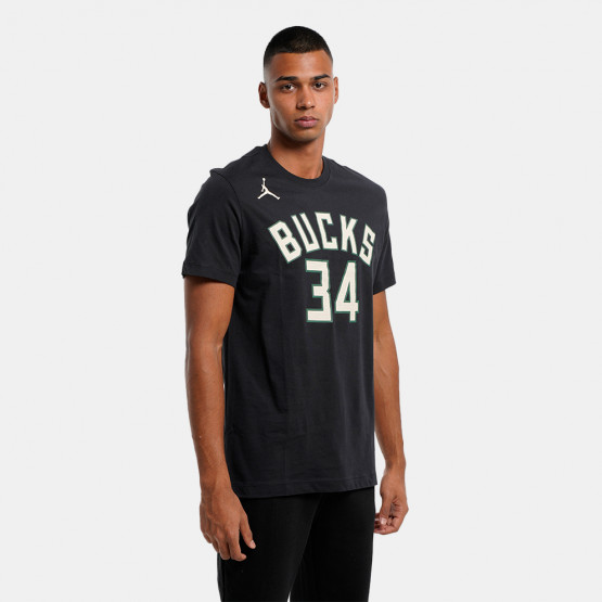 Jordan NBA Milwaukee Bucks Antetokounmpo Statement Edition Men's T-Shirt