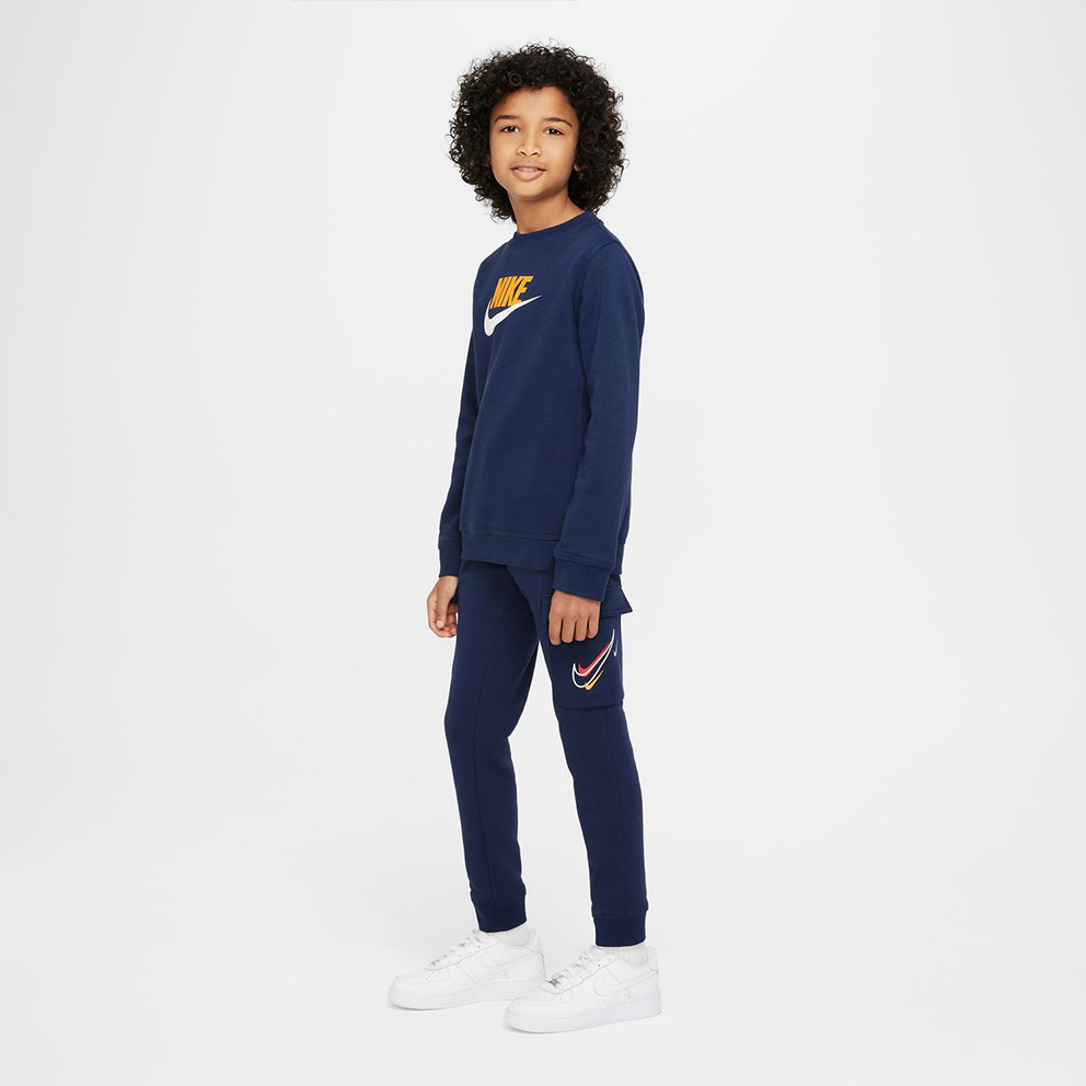 Nike Sportswear SOS Fleece Cargo Παιδικό Παντελόνι Φόρμας