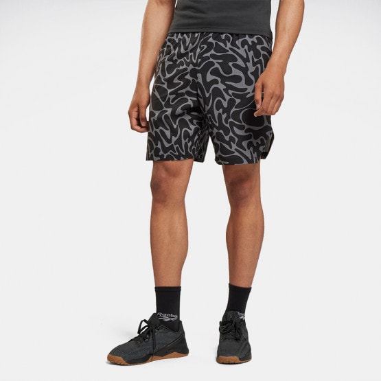 Reebok Sport Workout Ready Allover Print Unisex Shorts