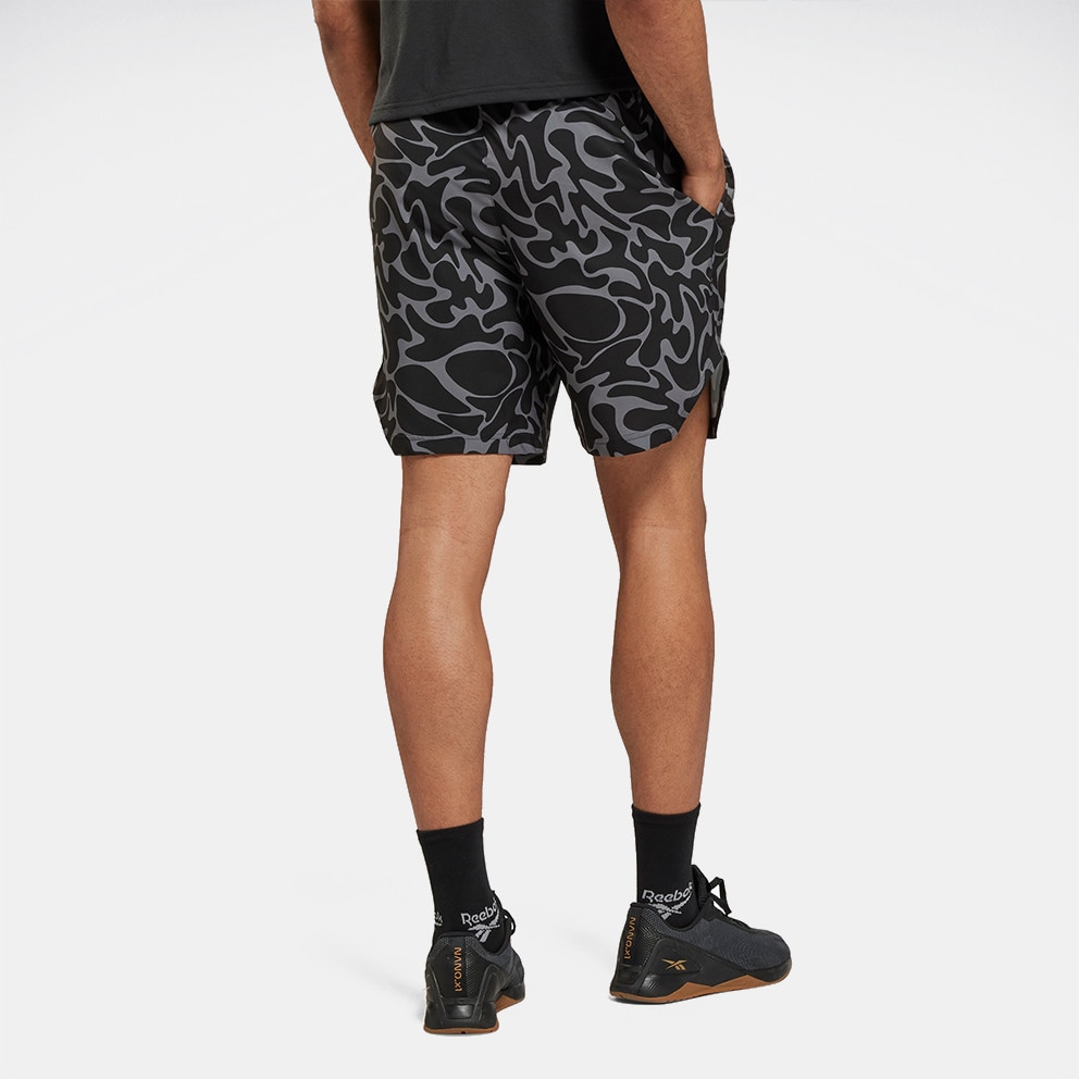 Reebok Sport Workout Ready Allover Print Unisex Shorts