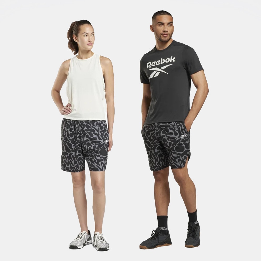 Reebok Sport Workout Ready Allover Print Unisex Σορτς