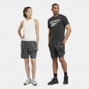 Reebok Sport Workout Ready Allover Print Unisex Shorts