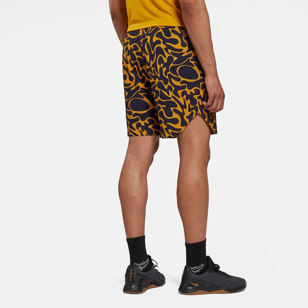 Reebok Sport Workout Ready Allover Print Unisex Shorts