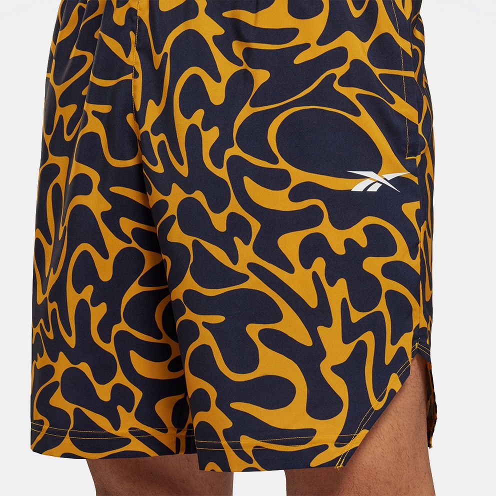 Reebok Sport Workout Ready Allover Print Unisex Shorts