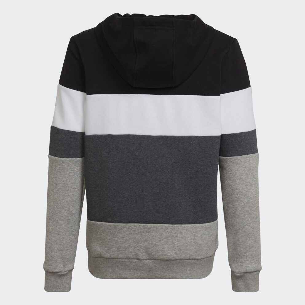 adidas Colorblock Fleece Παιδική Μπλούζα με Κουκούλα