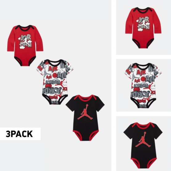 Jordan Air Comic 3-Pack Kids' Bodysuit Set