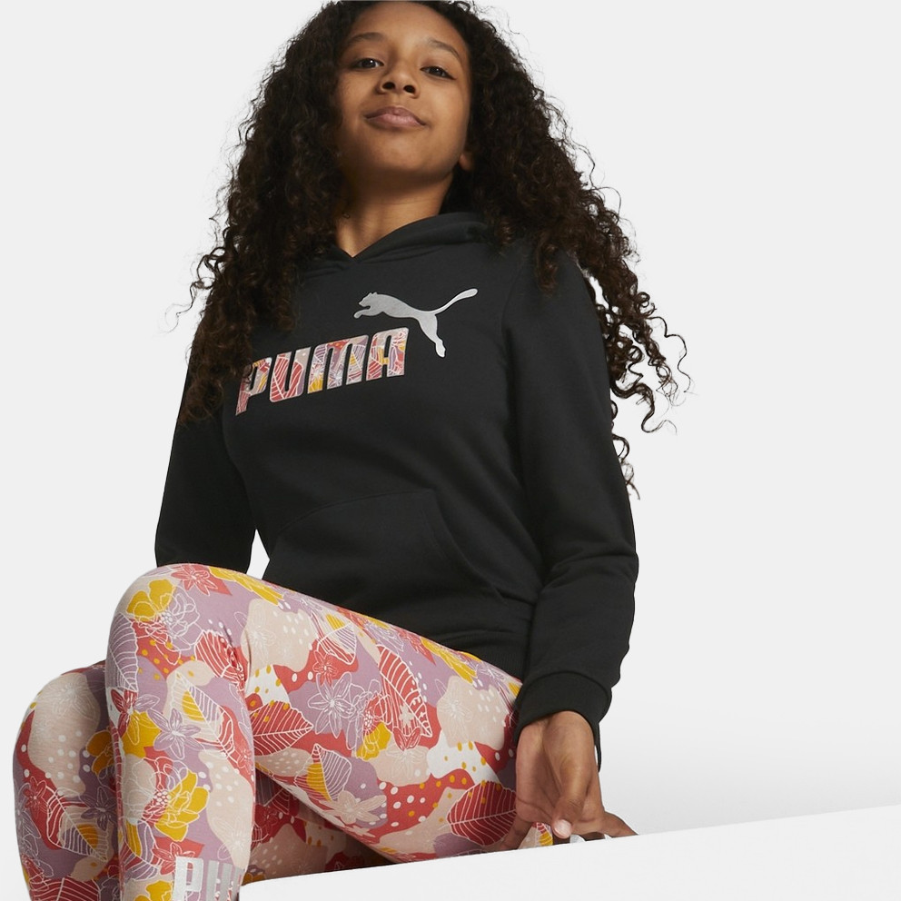 PUMA Essentials+ Bloom Logo Παιδική Μπλούζα με Κουκούλα