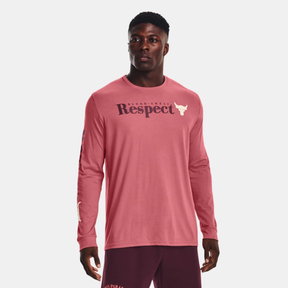 Under Armour Project Rock Respect Men's Blouse with Long Sleeves