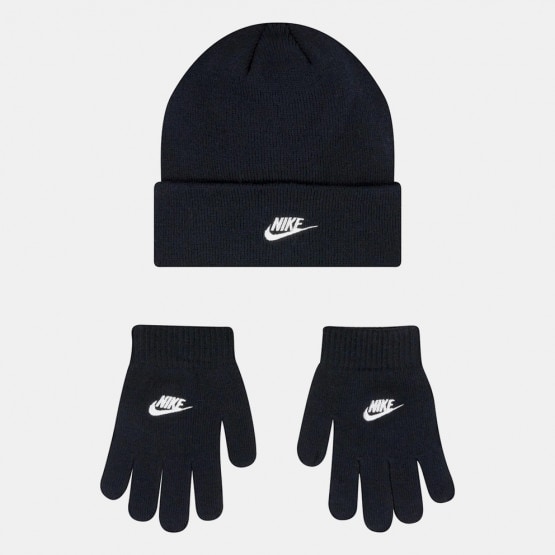 Nike Boys Club Kid's Knit Beanie & Gloves