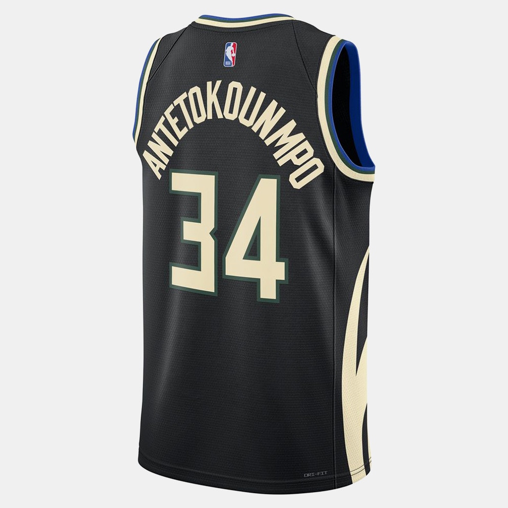 Nike Dri-FIT NBA Swingman Giannis Antetokounmpo Milwaukee Bucks City Edition Basketball Jersey