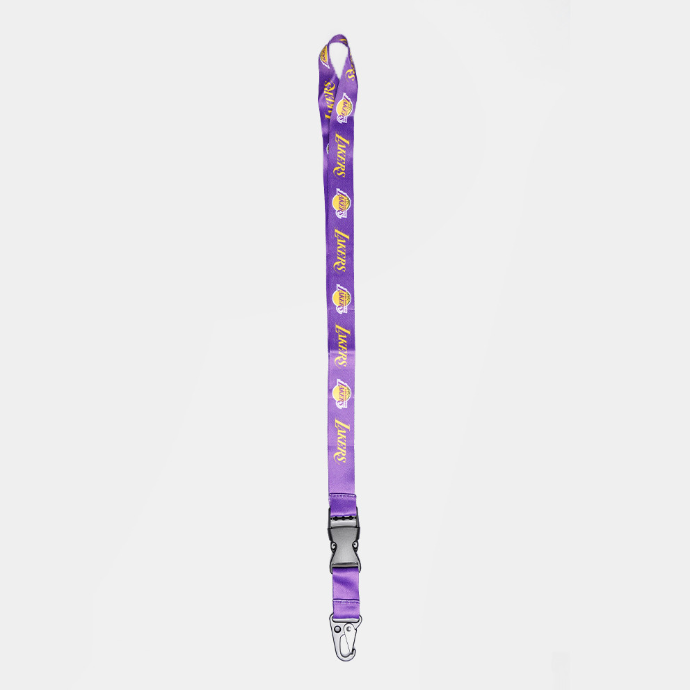 Back Me Up NBA Long Lanyard Los Angeles Lakers Keychain