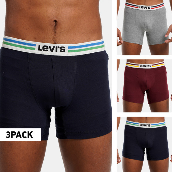 Levi's Athleisure Elastic 3-Pack Men's Boxers Giftbox