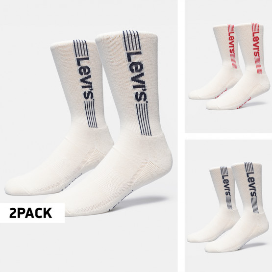 Levi's Reg Cut Sport Logo 2-Pack Men's Socks