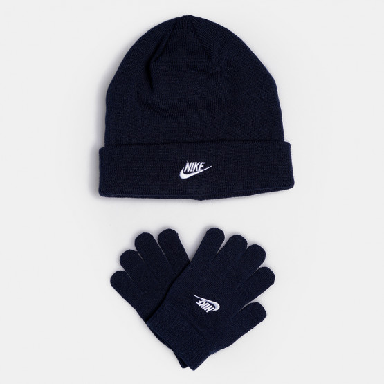 Nike Boys Club Kid's Knit Beanie & Gloves