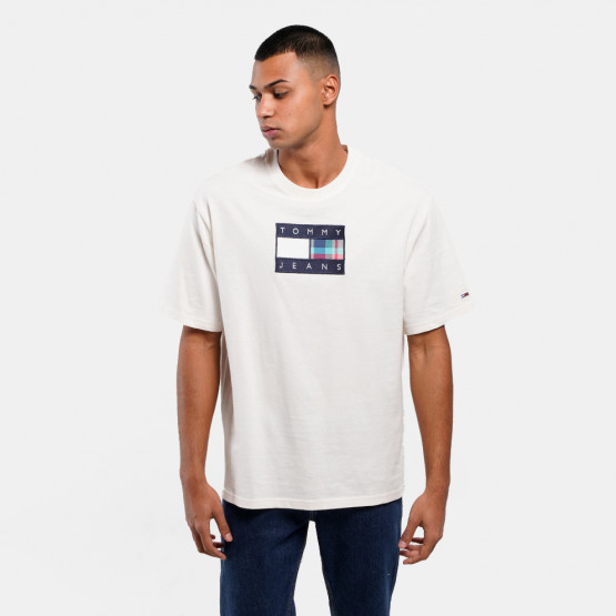 Tommy Jeans Skater Tartan Flag Ανδρικό T-shirt