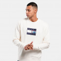 Tommy Jeans Relaxed Tartan Flag Crew Ανδρική Μπλούζα Φούτερ