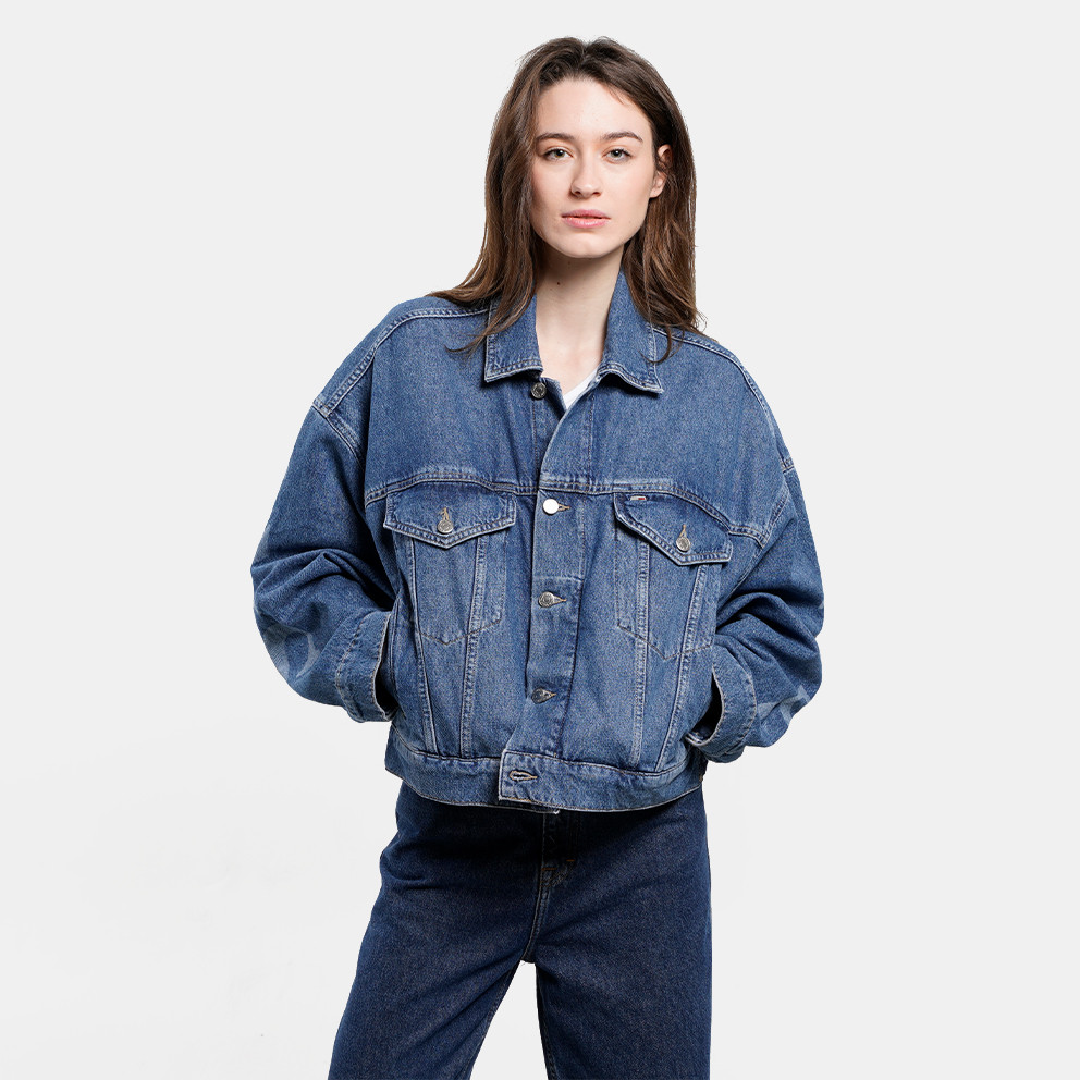 Tommy Jeans Oversize Wide Sleeve Γυναικεία Τζιν Ζακέτα