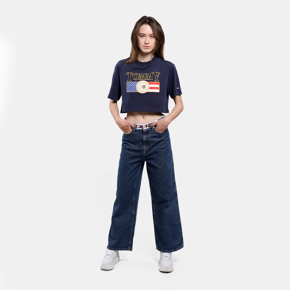 Tommy Jeans Jersey Γυναικείο Cropped T-shirt