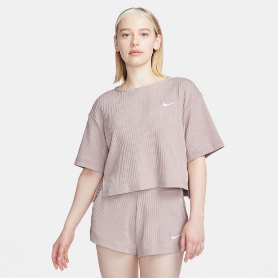 Nike Sportswear Rib Jersey Γυναικείο Cropped T-shirt